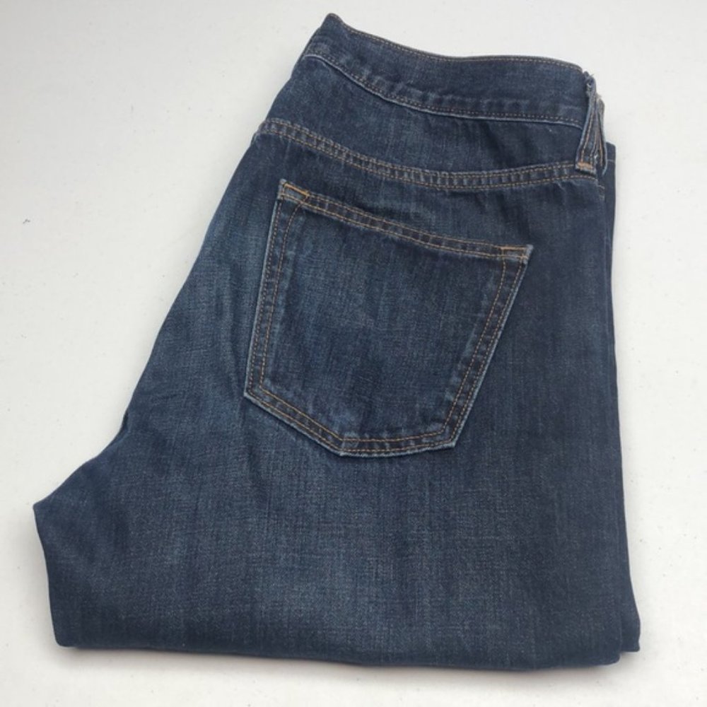 VINTAGE MENS OLD NAVY SLIM STRAIGHT JEANS 33x26 100% COTTON 😎